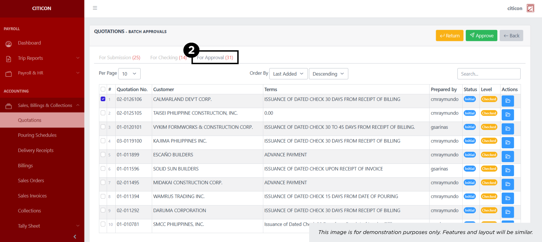 Delivery Receipts Approve2