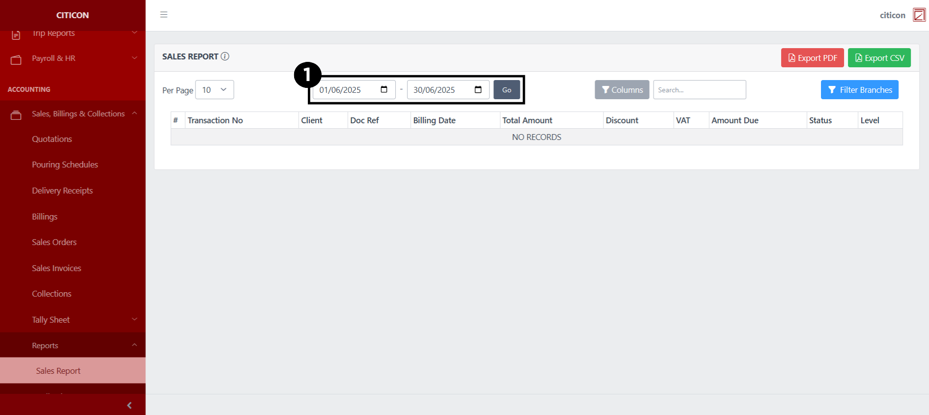 Reports (Sales Reports) Generate1