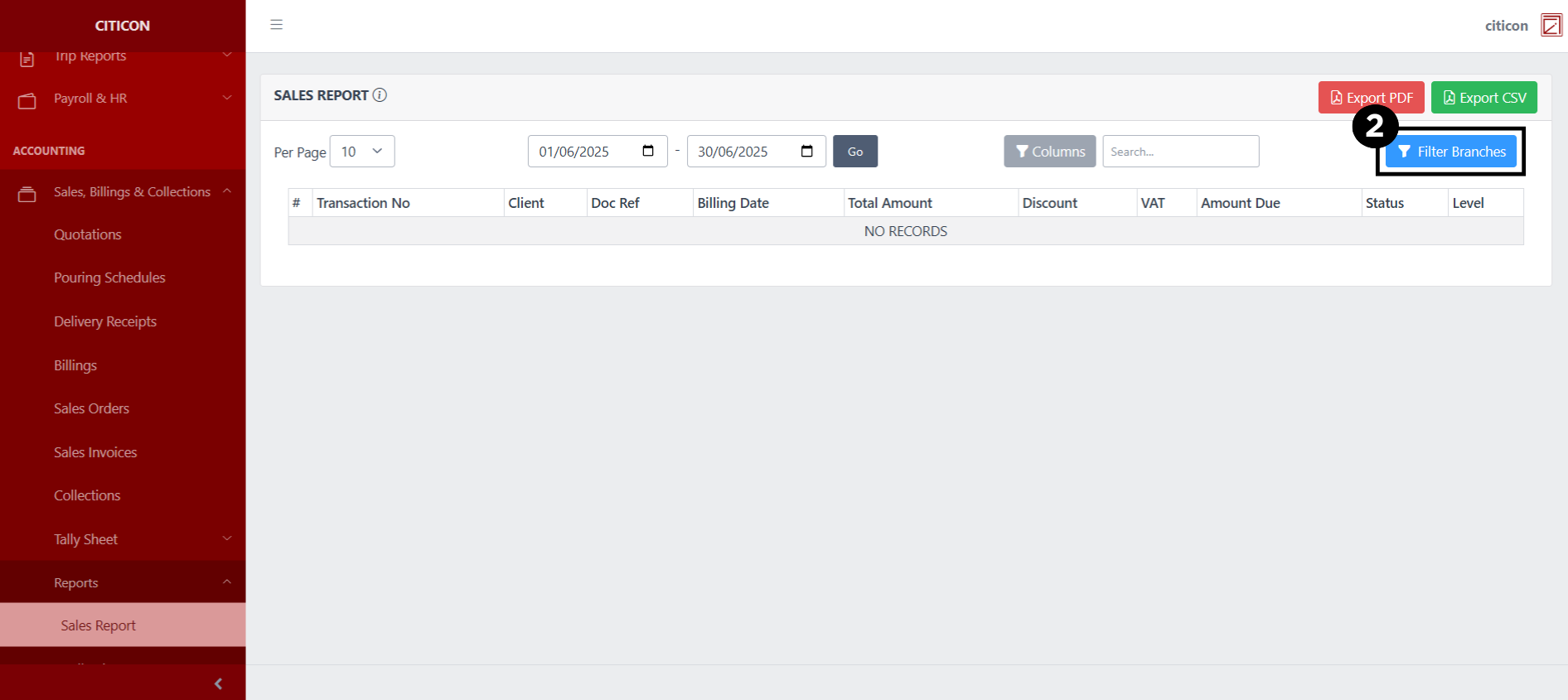 Reports (Sales Reports) Generate2