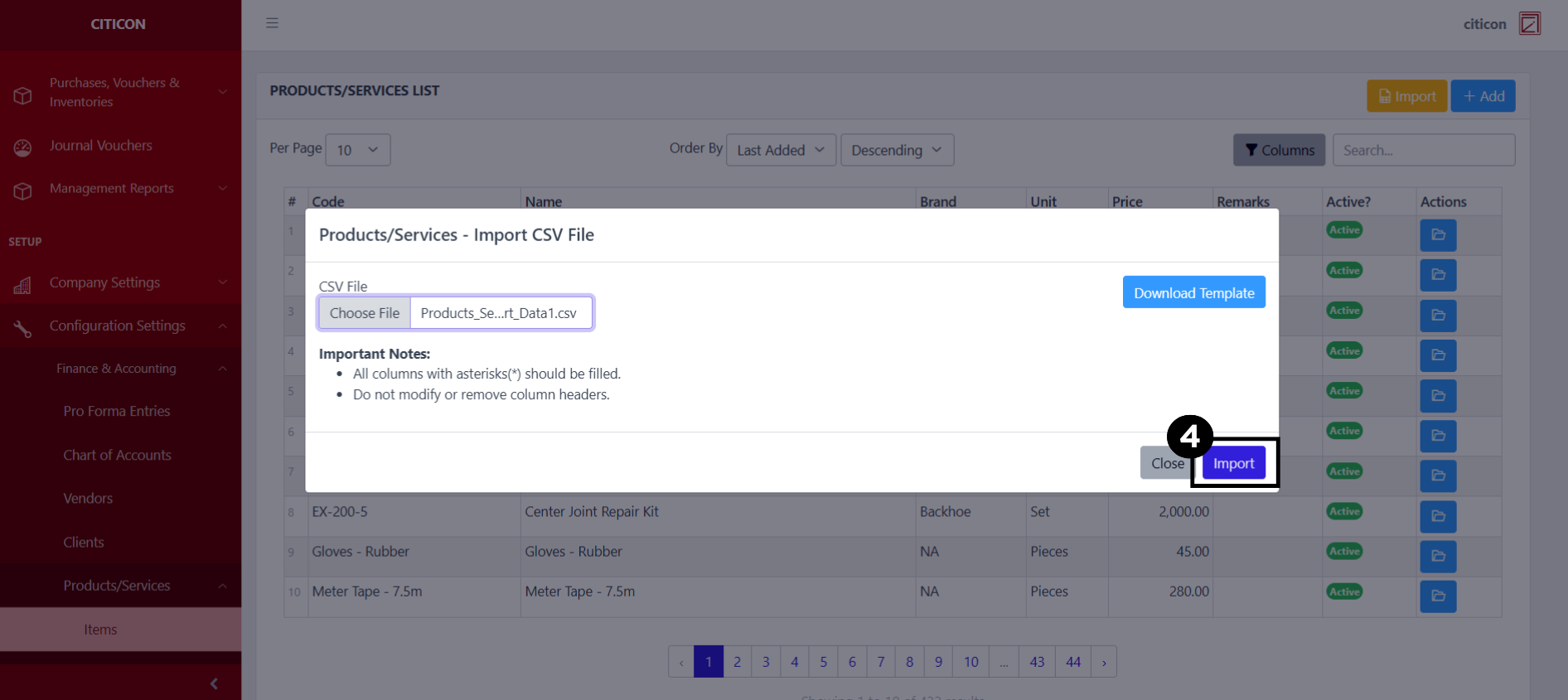 products-services-items Import4