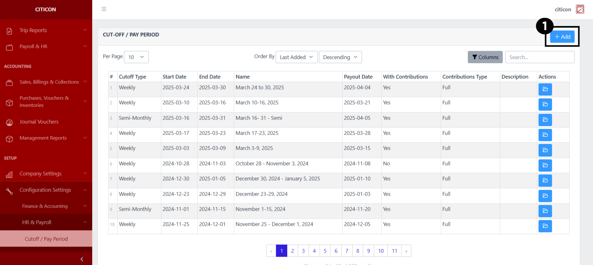 Cutoff/Pay Period Add1