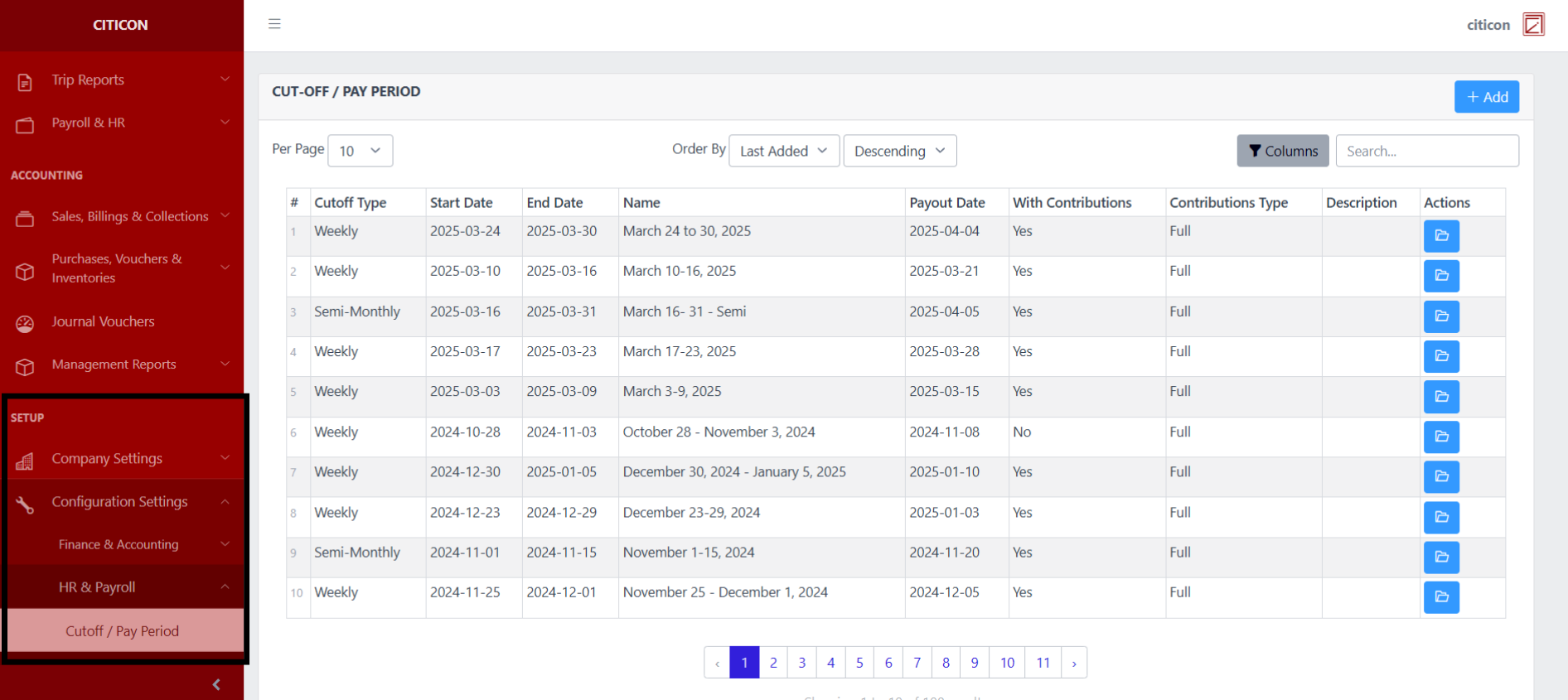 Cutoff/Pay Period Index1