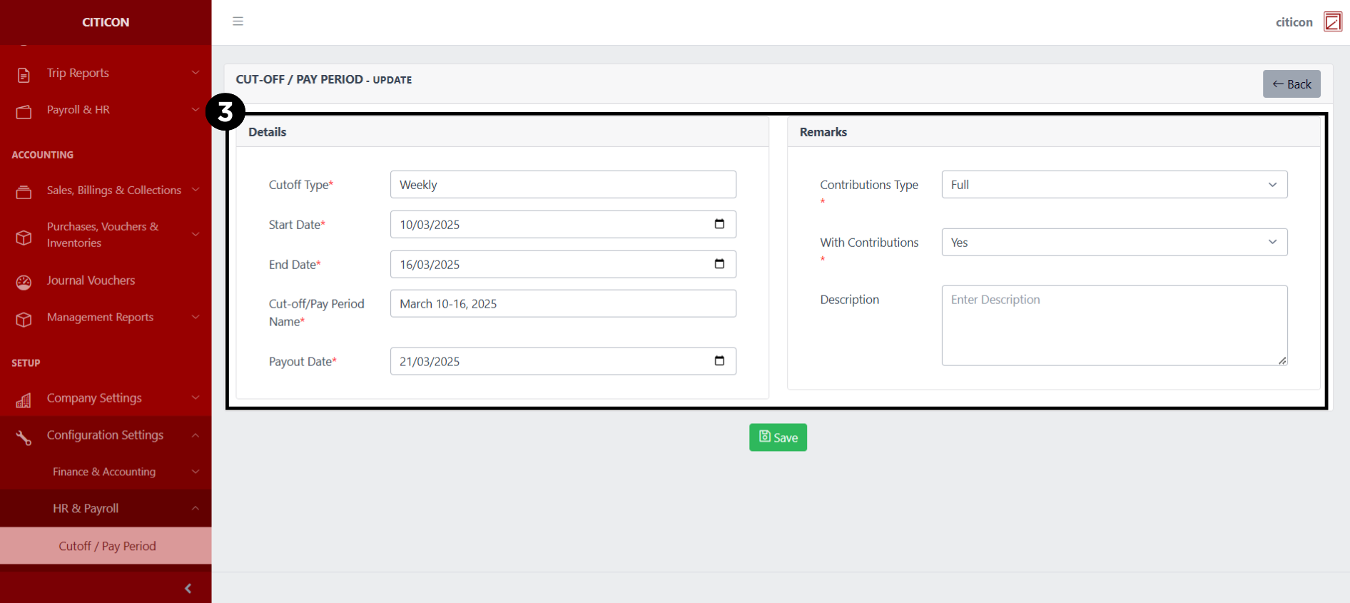 Cutoff/Pay Period Update3
