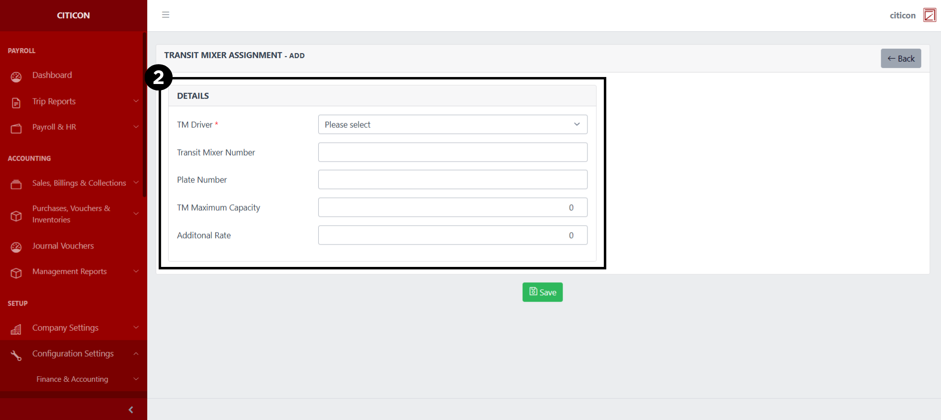 Trip Reports-Transit Mixer-Assignments Add2