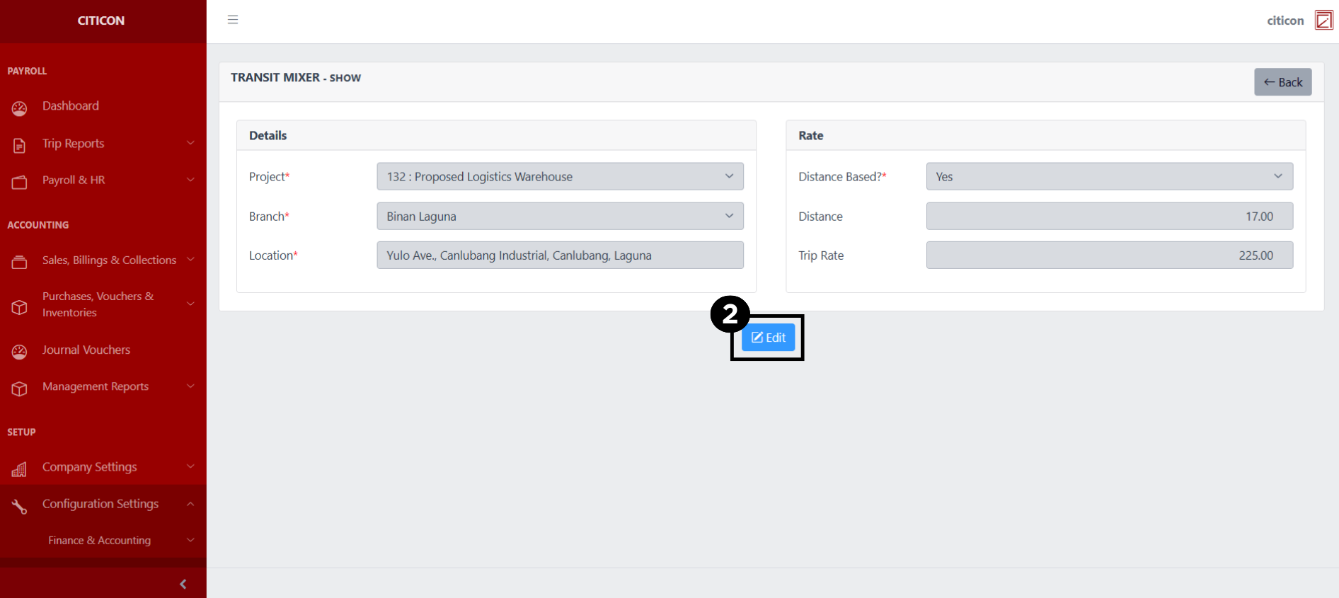 Trip Reports-Transit Mixer-List Update2