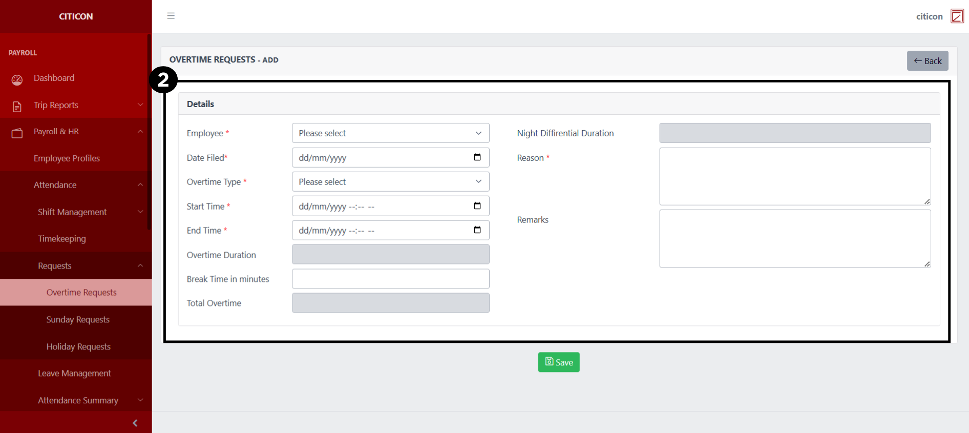 Overtime Requests Add2