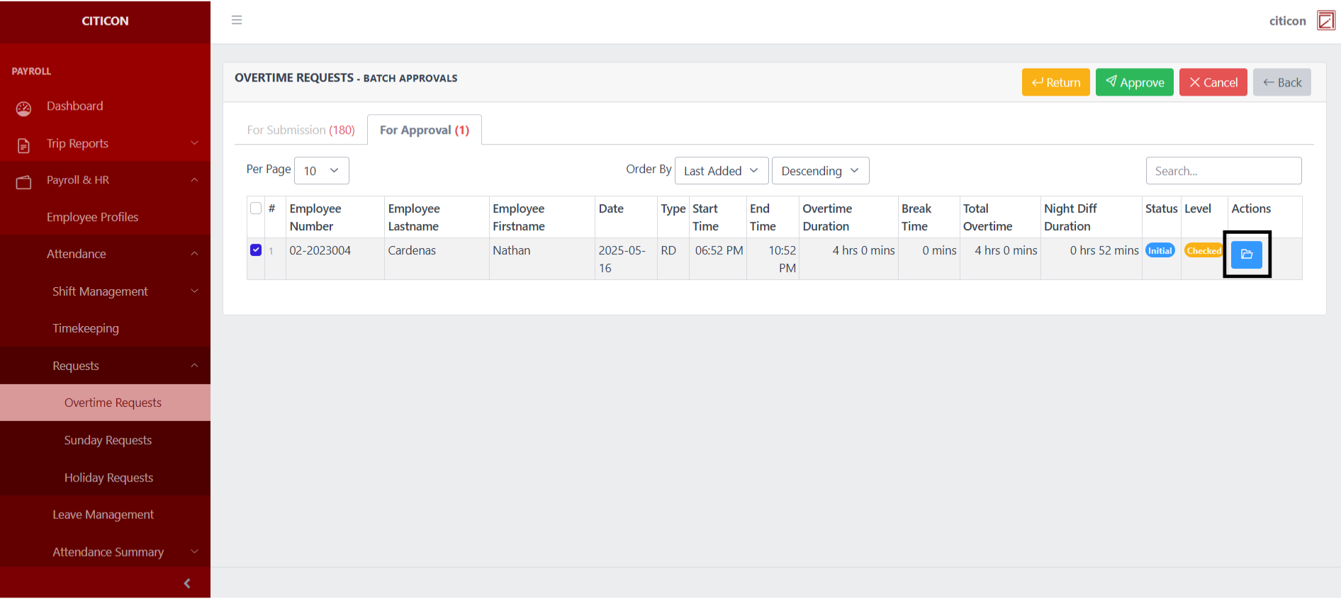 Overtime Requests Approve5