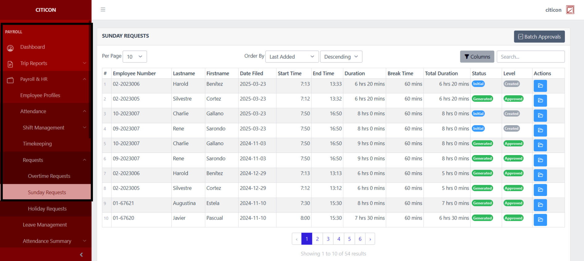 Sunday Requests Index1