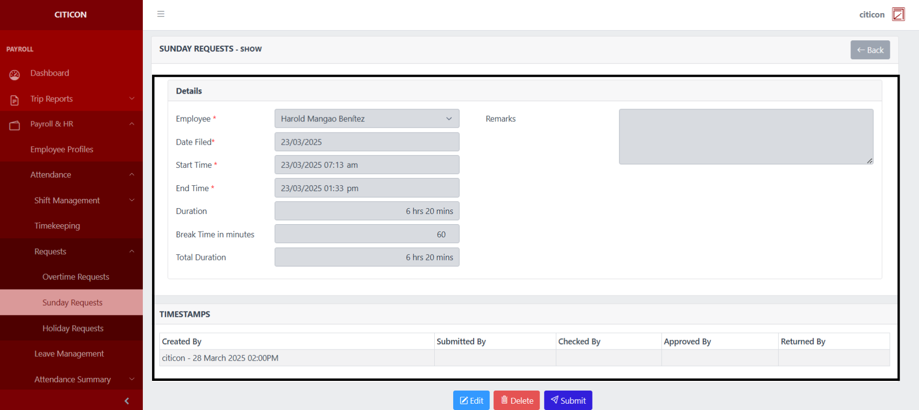 Sunday Requests Show2