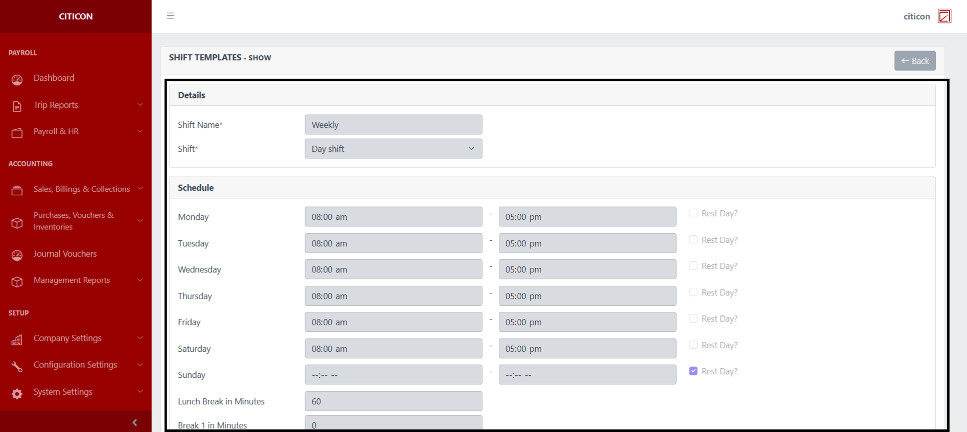 Shift Templates Show2