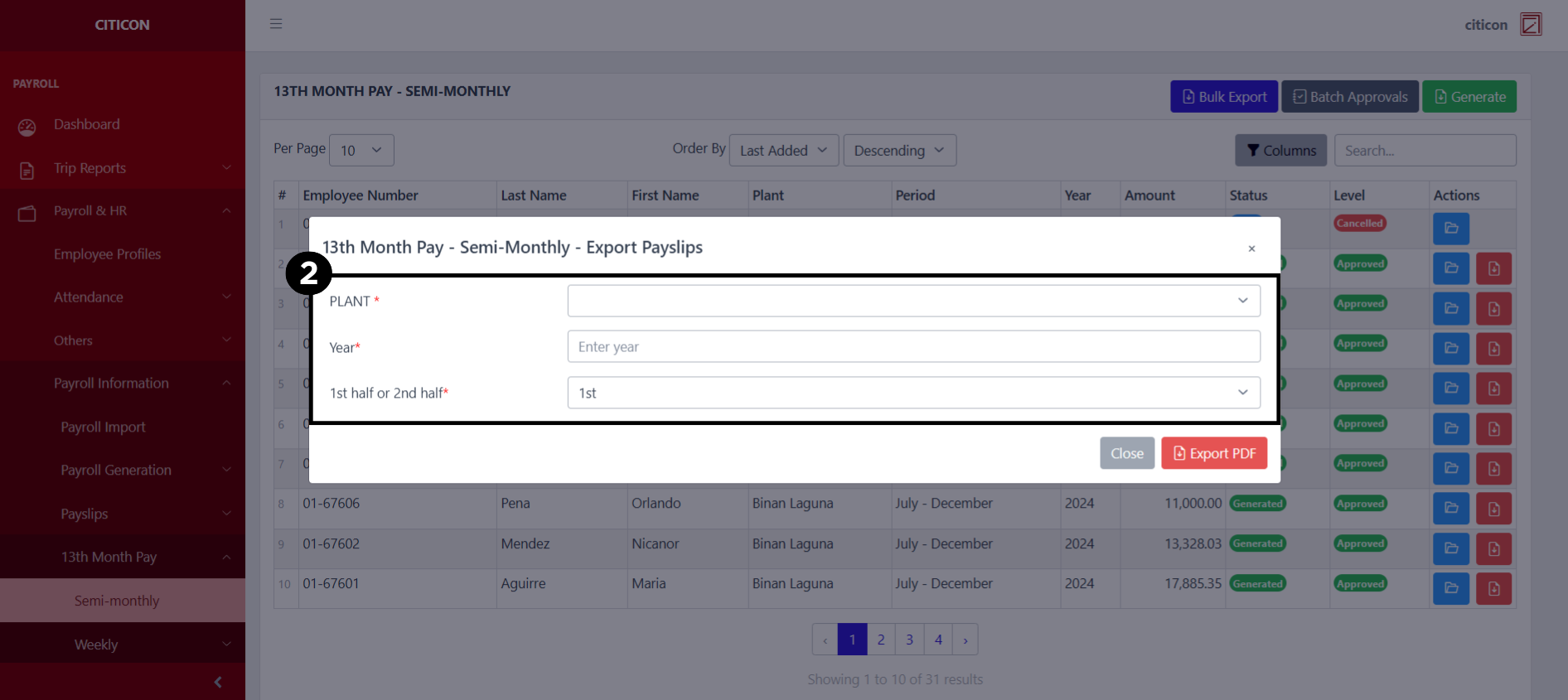 13th Month Pay - Semi-Monthly Export2