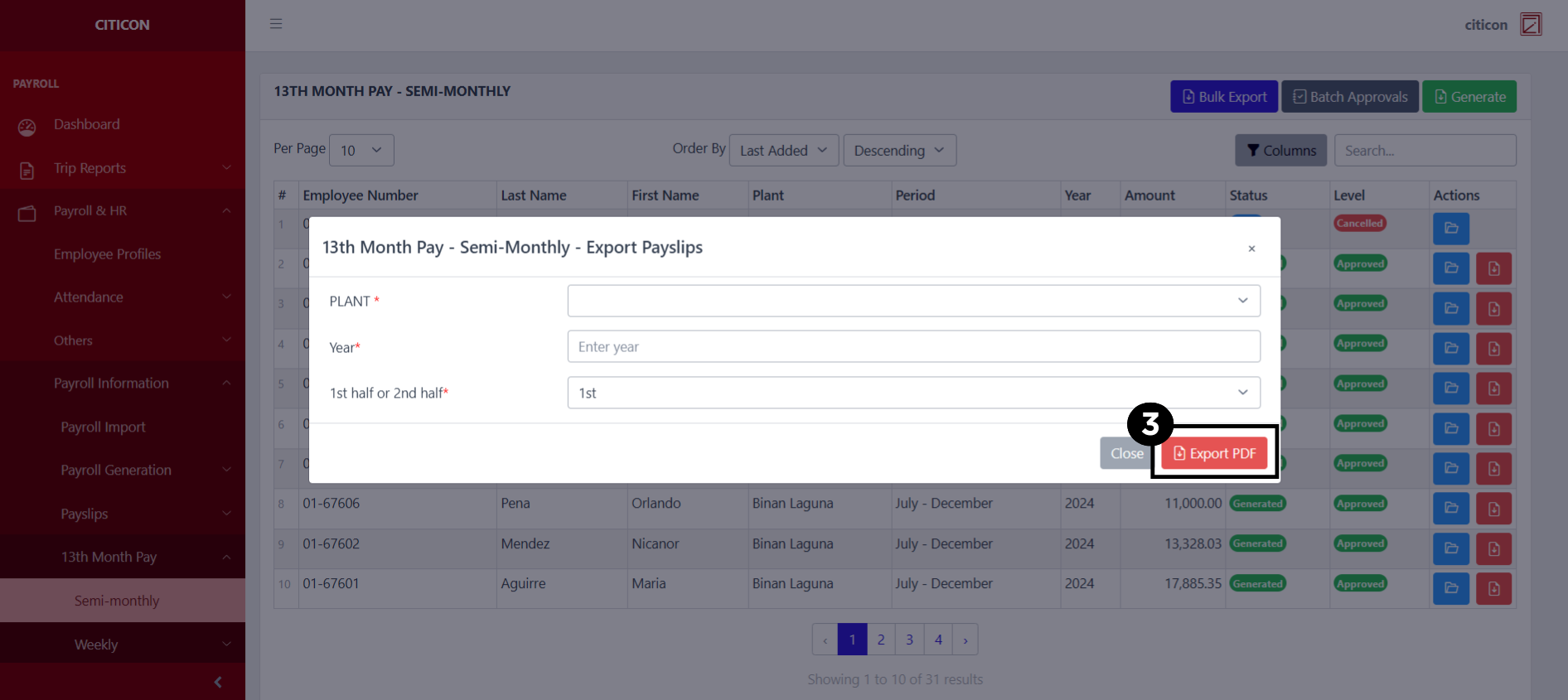 13th Month Pay - Semi-Monthly Export3