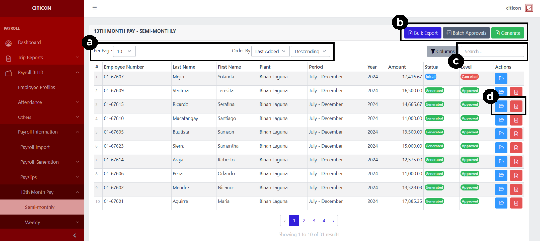 13th Month Pay - Semi-Monthly Index2