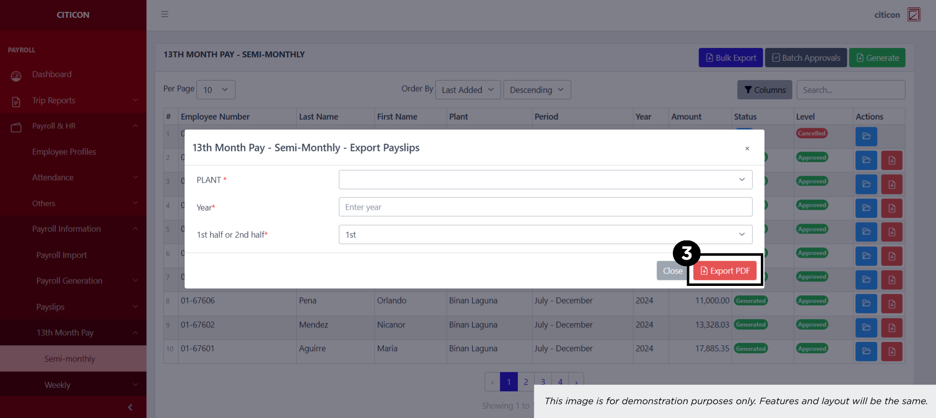 13th Month Pay - Weekly (Transit Mixer) Export3