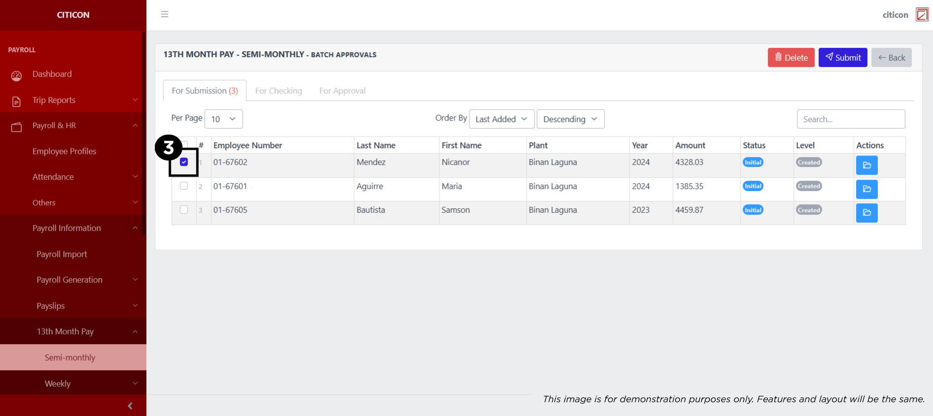 13th Month Pay - Weekly (Transit Mixer) Submit3