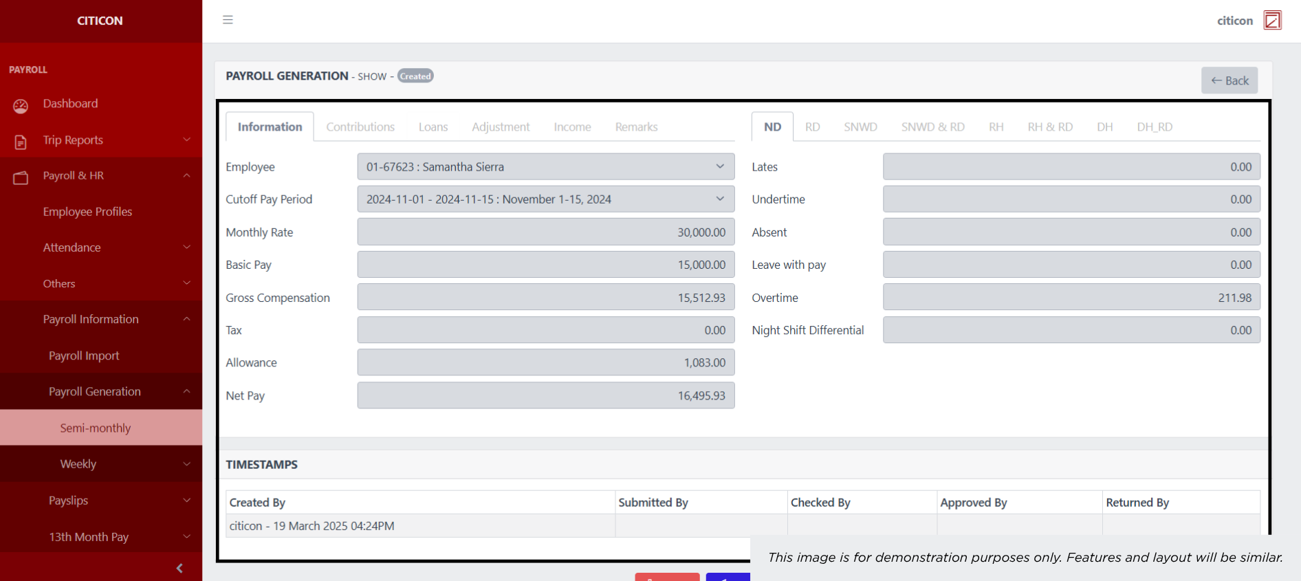 Payroll Generation - Weekly (Regular) Show2
