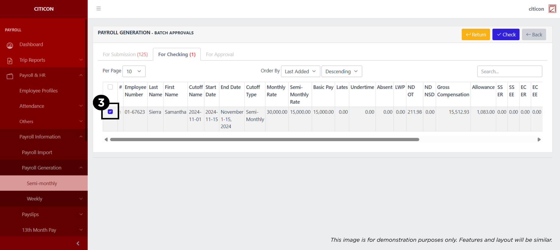 Payroll Generation - Weekly (Transit Mixer) Check3