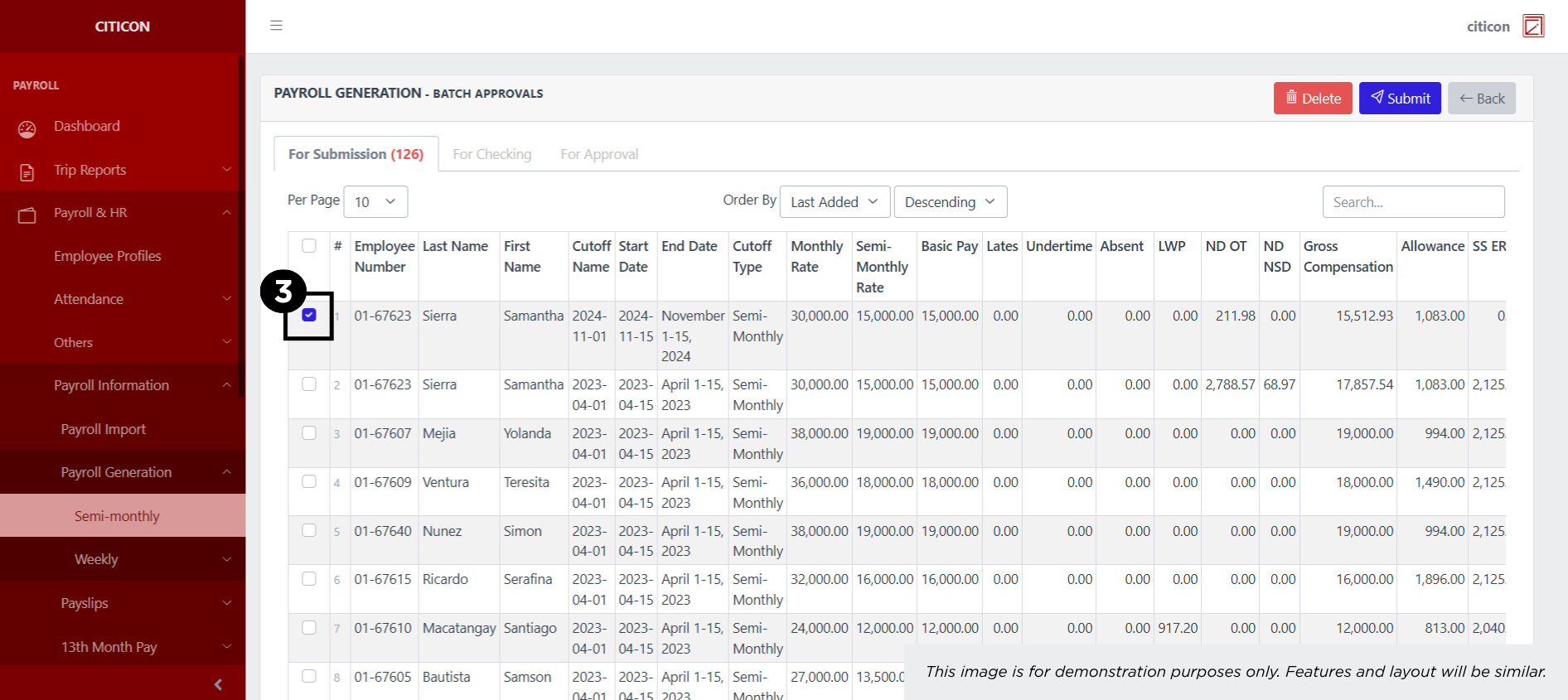 Payroll Generation - Weekly (Transit Mixer) Submit3