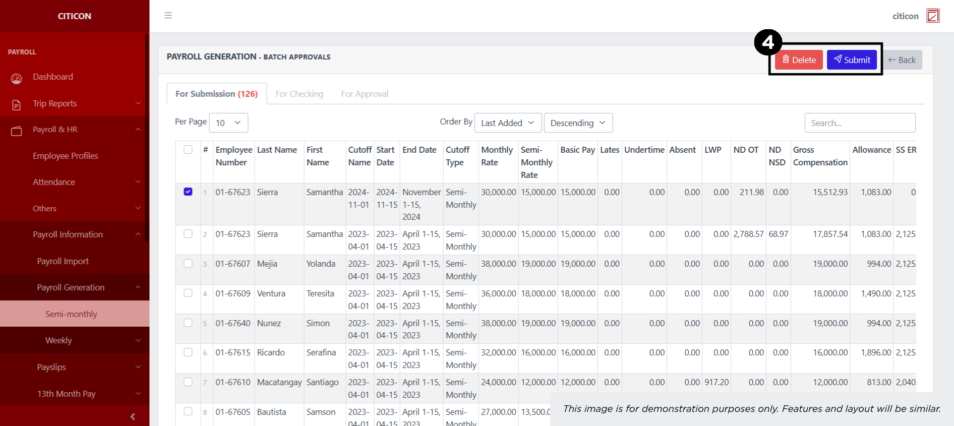 Payroll Generation - Weekly (Transit Mixer) Submit4