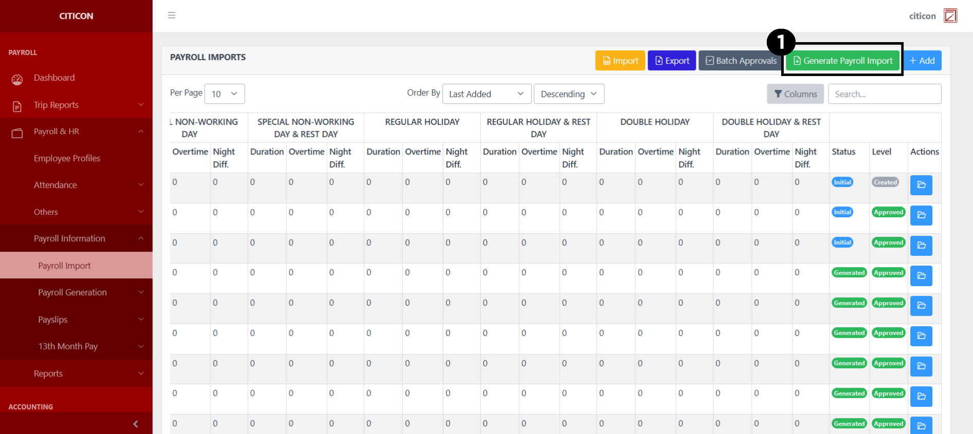 Payroll Import Generate1