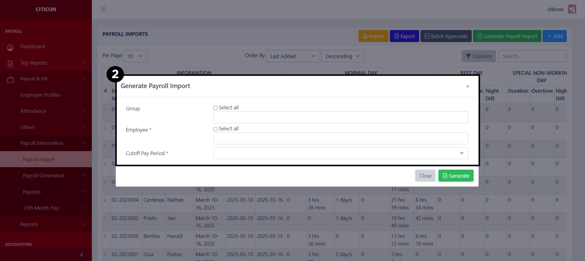 Payroll Import Generate2