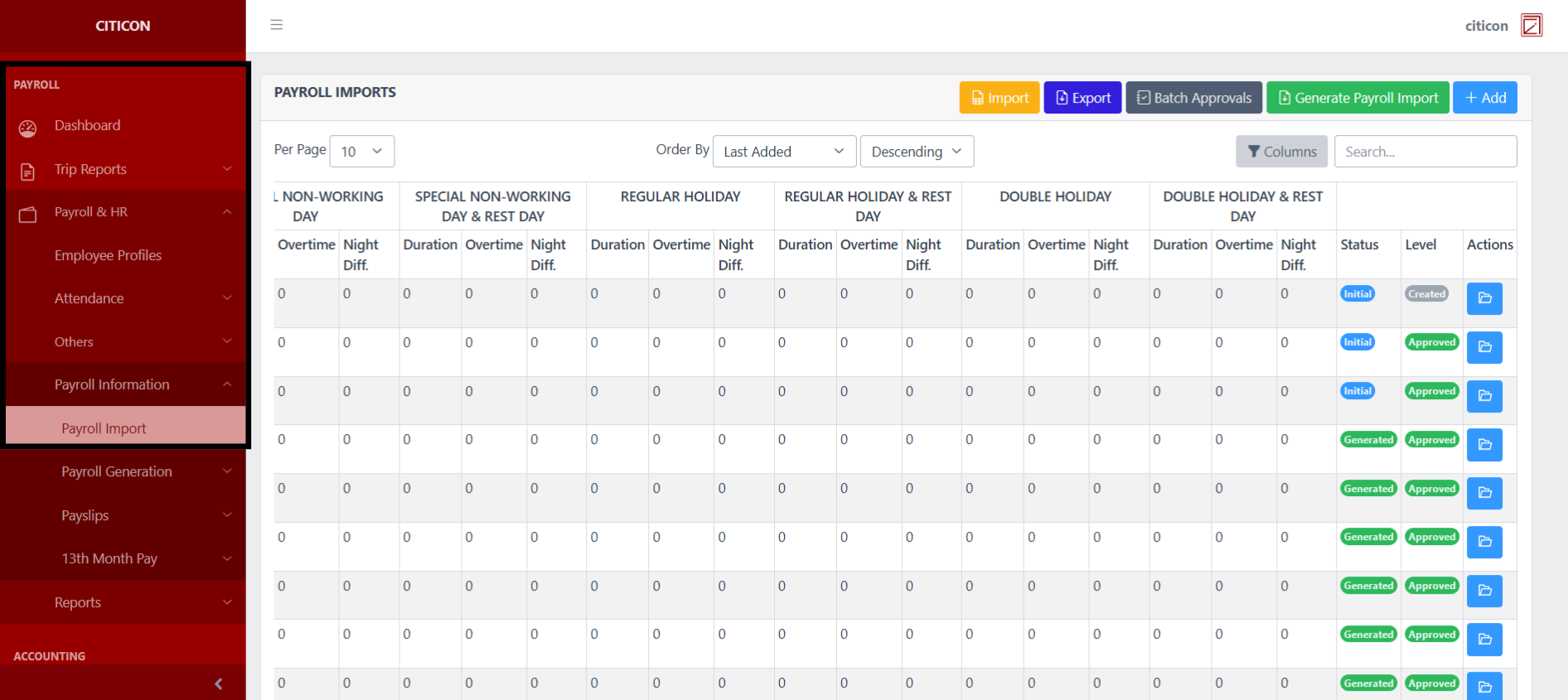 Payroll Import Index1