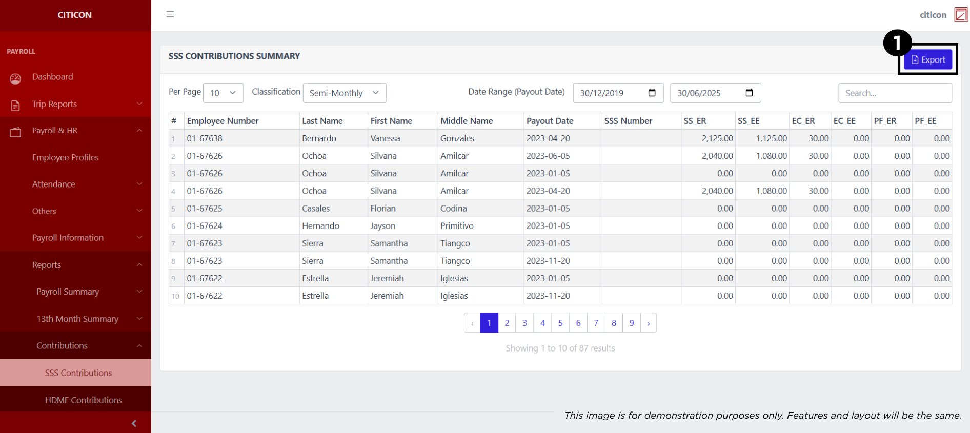 Contributions - PhilHealth Export1
